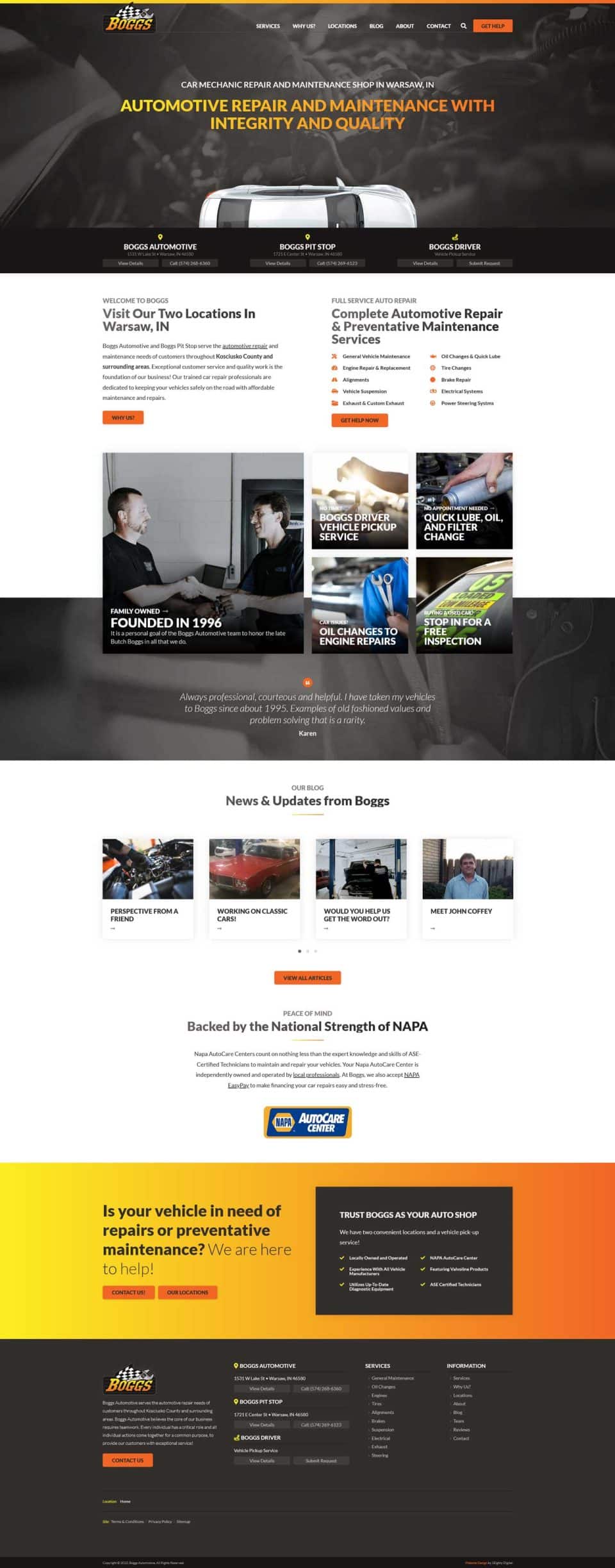 Boggs Automotive: Repair services, contact info, and testimonials.
