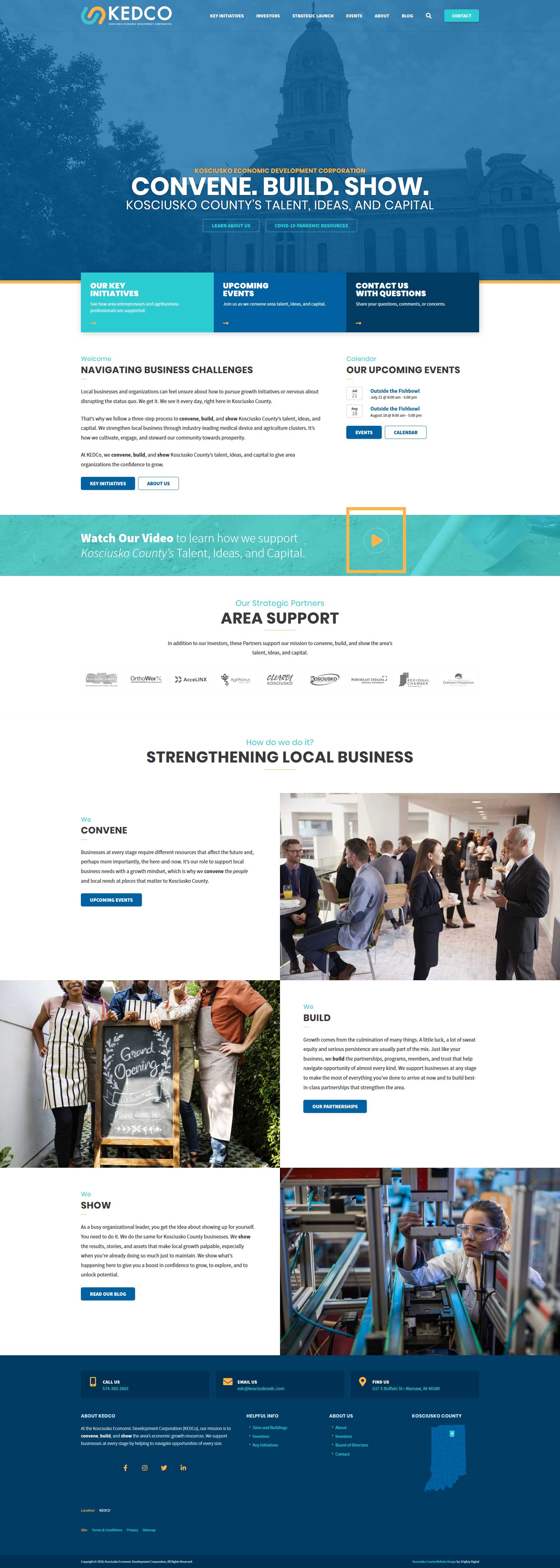 Kosciusko Economic Development Corporation (KEDCo) | 1Eighty Digital