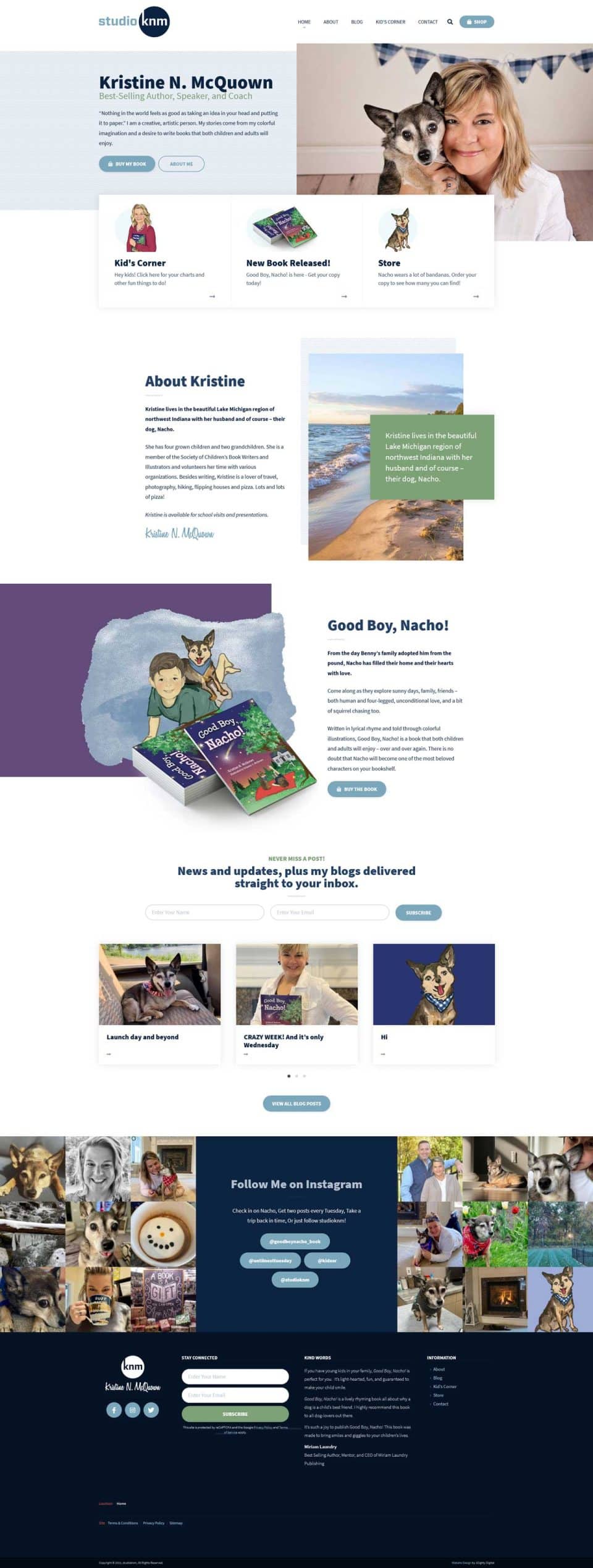 Kristine McQuowns website: explore her books, bio, and latest blog updates.